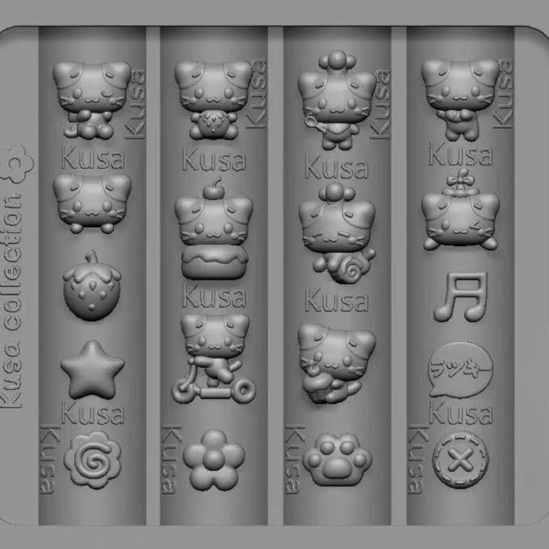 Nail Art Zone - Z. Cetakan Seni Kuku Silikon Relief