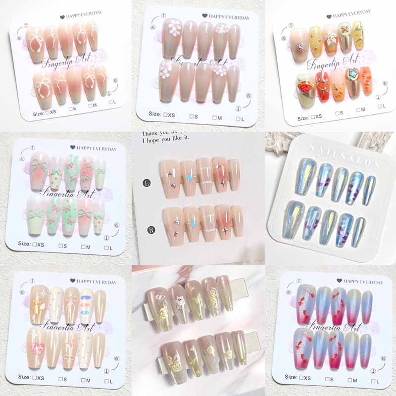 Nail Art Flower - 10 Buah Kelopak Relief 3D Kualitas