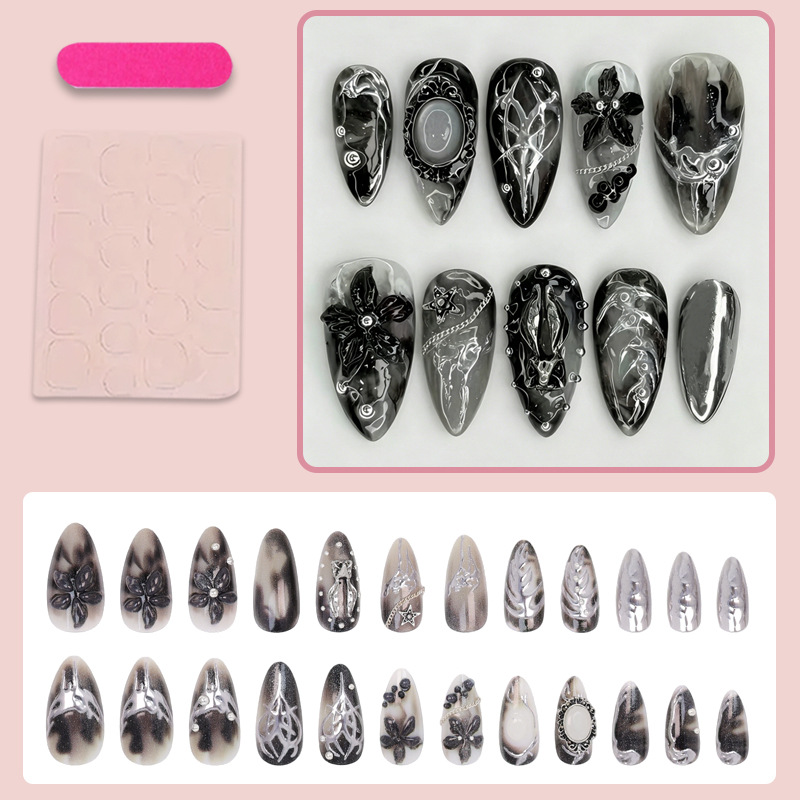 24PCS Stiker kuku desain ukira - Nail Art Design ulasan dan harga