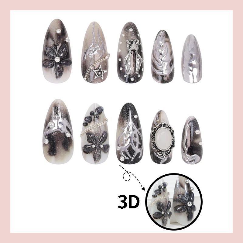 24PCS Stiker kuku desain ukira - Nail Art Design ulasan dan harga
