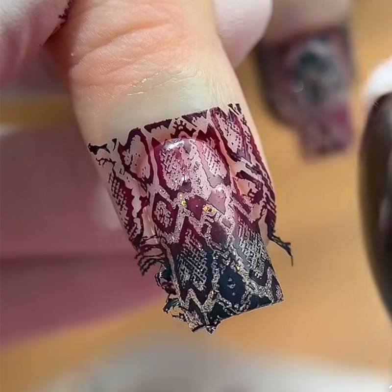 Gambar Hewan ular macan tutul  - Nail Art Zebra ulasan dan harga