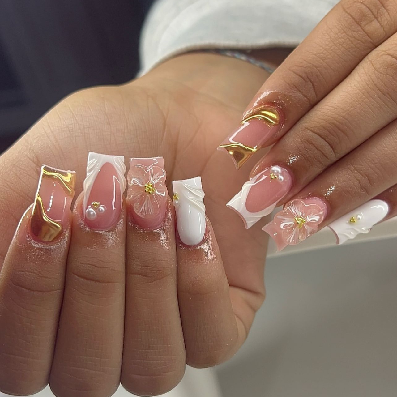 24 Buah Kuku Tekan Persegi Dap - Nail Art Design ulasan dan harga
