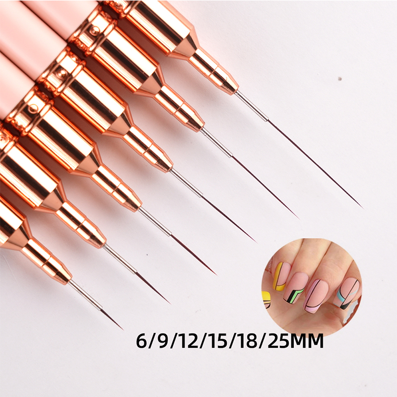 Sweet-Z 6 Buah Kuas Kuku Liner - Nail Art Zone ulasan dan harga