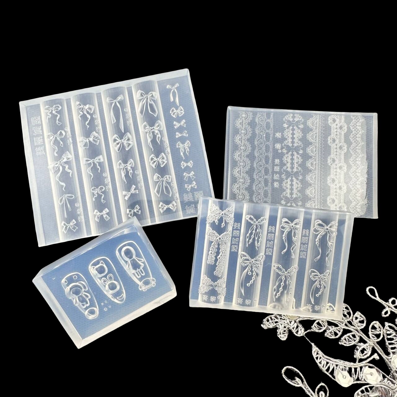 Z. Cetakan Kuku Silikon 3D Ben - Nail Art Zone ulasan dan harga