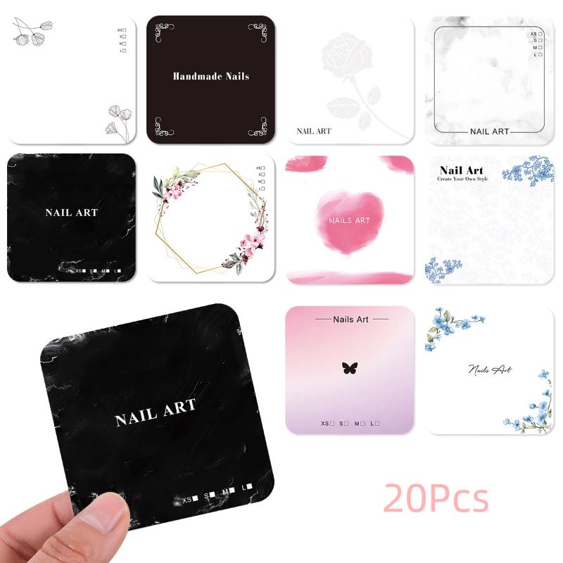 Kartu pajangan kuku palsu hand - Nail Art Zone ulasan dan harga