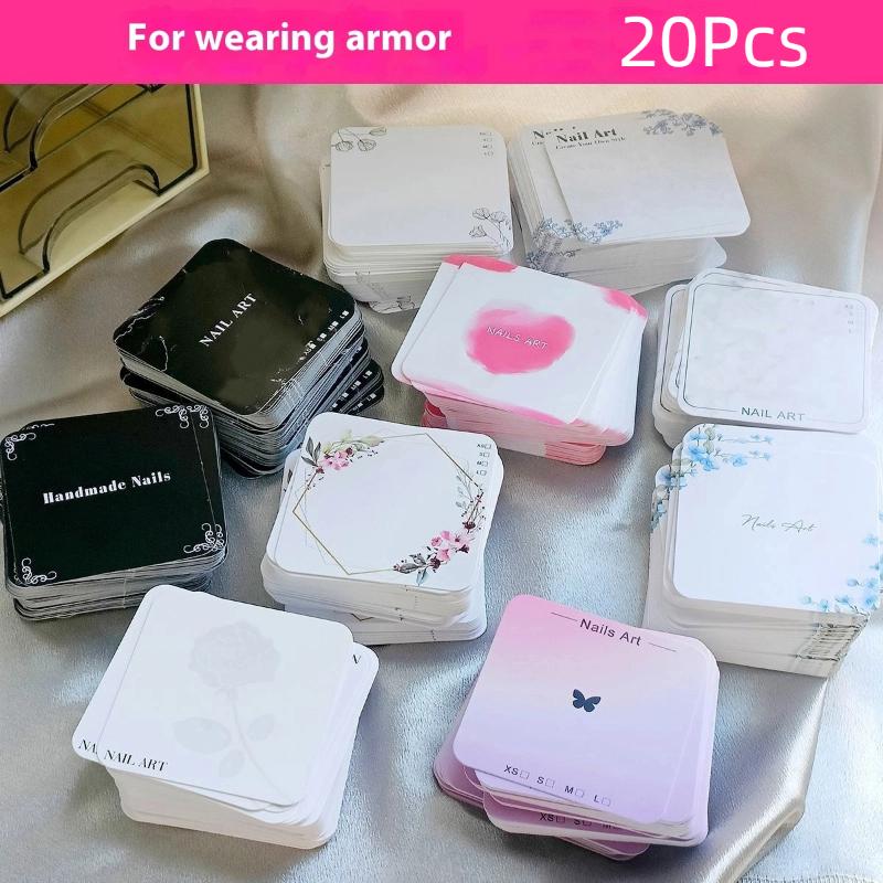 Kartu pajangan kuku palsu hand - Nail Art Zone ulasan dan harga