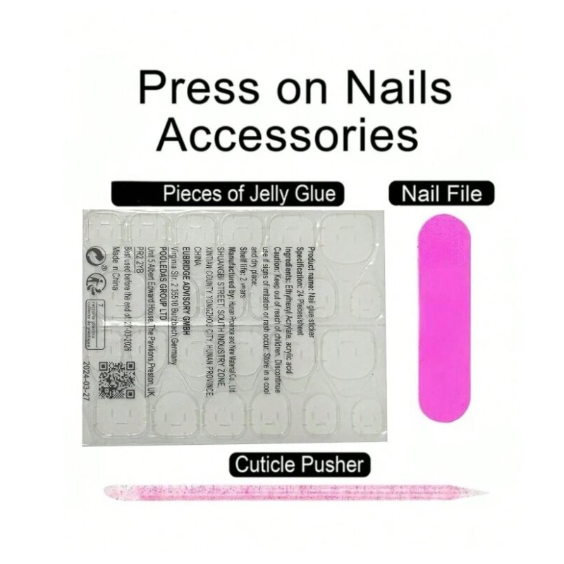 Kuku Palsu Duck Tip Press On 1 - Nail Art Zebra ulasan dan harga