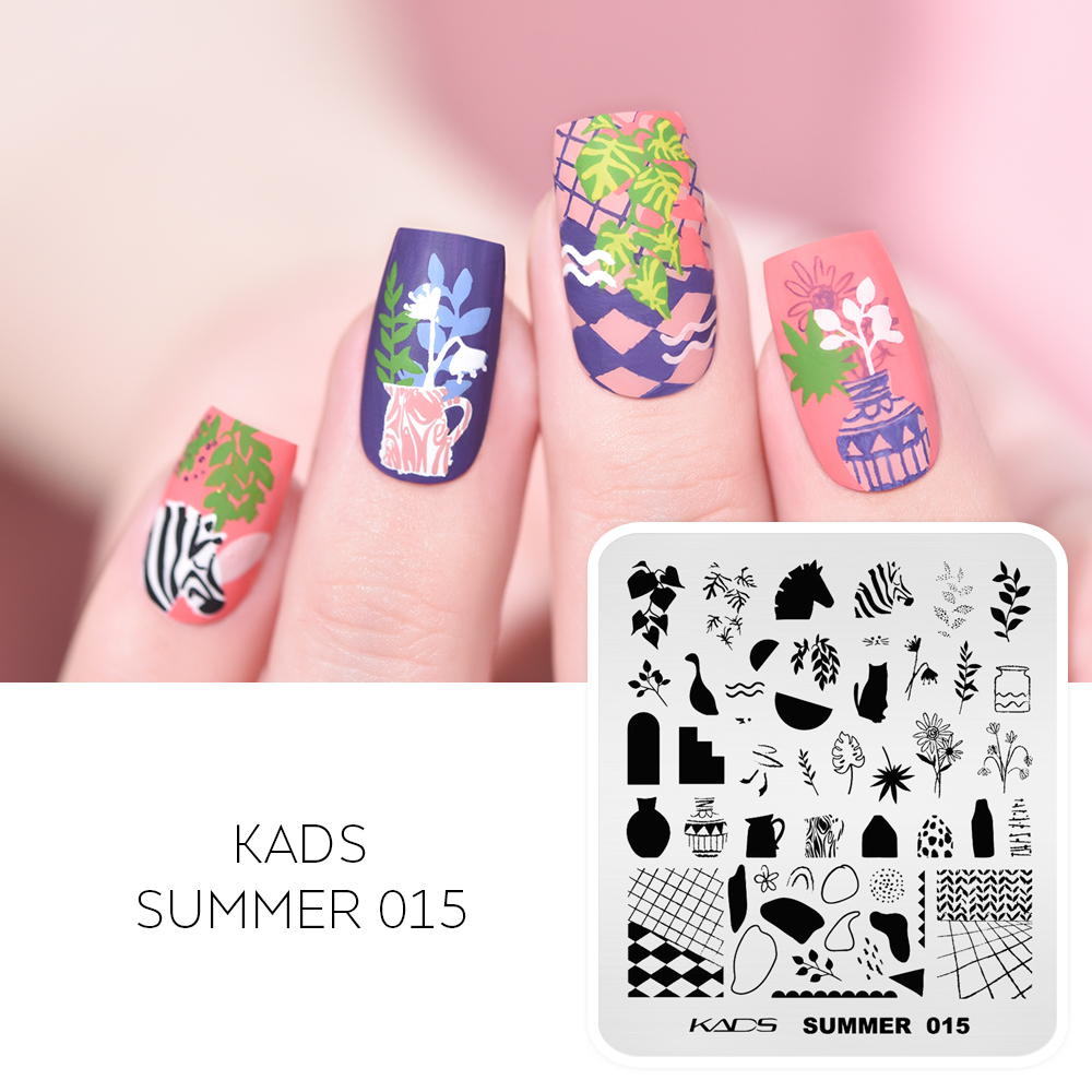 KADS Musim Panas 015 Piring Se - Nail Art Zebra ulasan dan harga