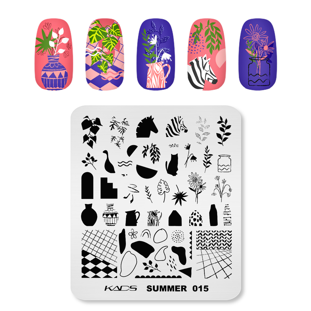 KADS Musim Panas 015 Piring Se - Nail Art Zebra ulasan dan harga