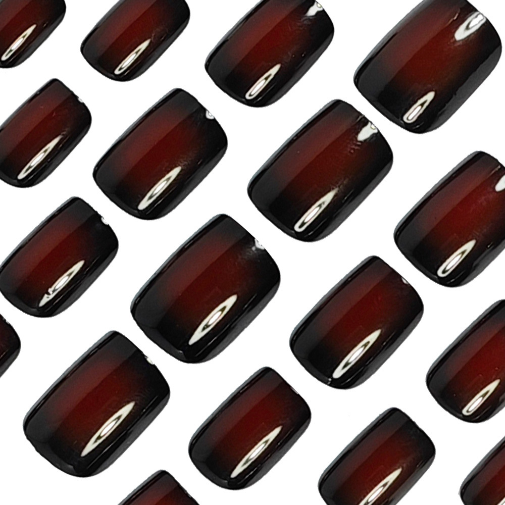 Kuku palsu pendek berbentuk pe - Nail Art Flower ulasan dan harga