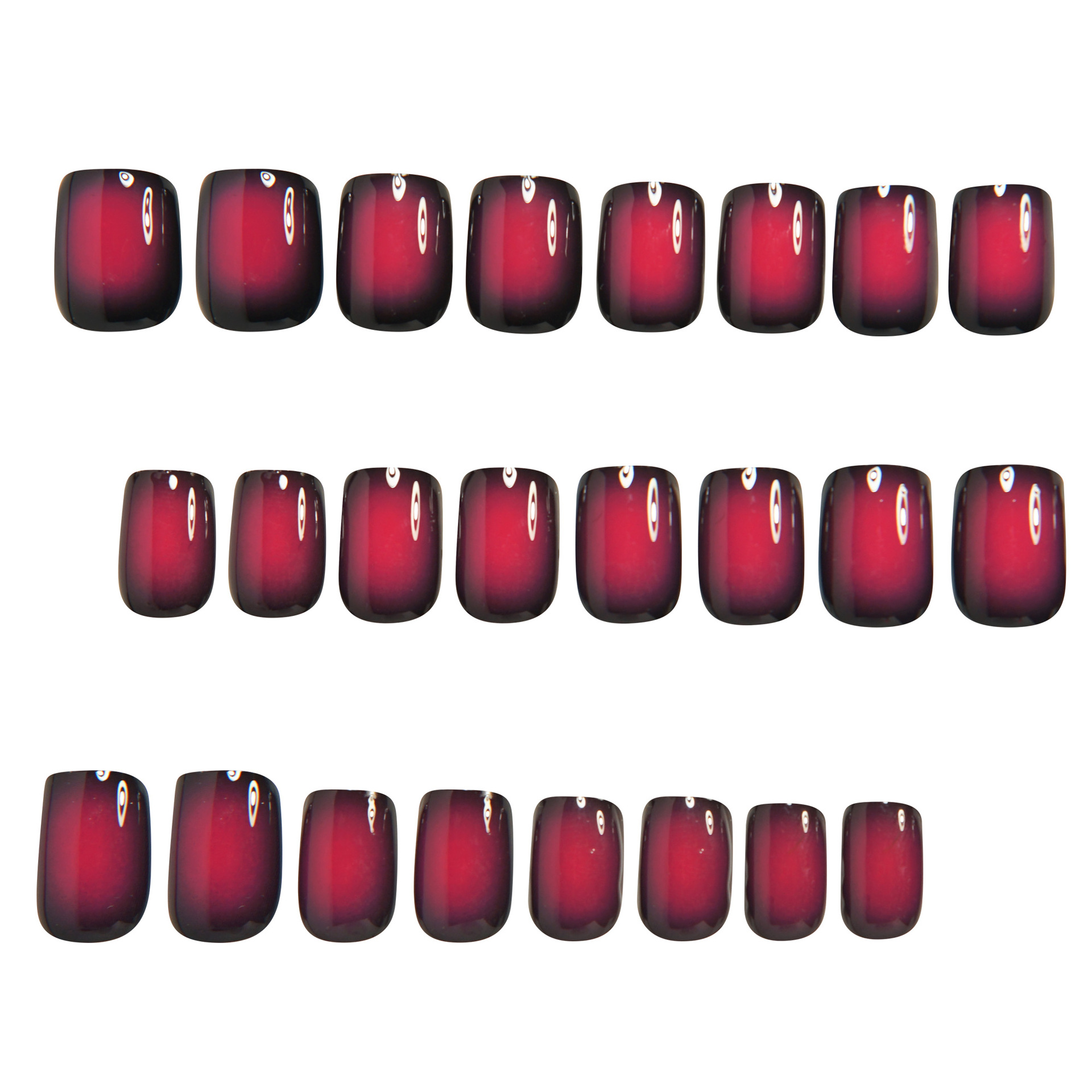 Kuku palsu pendek berbentuk pe - Nail Art Flower ulasan dan harga