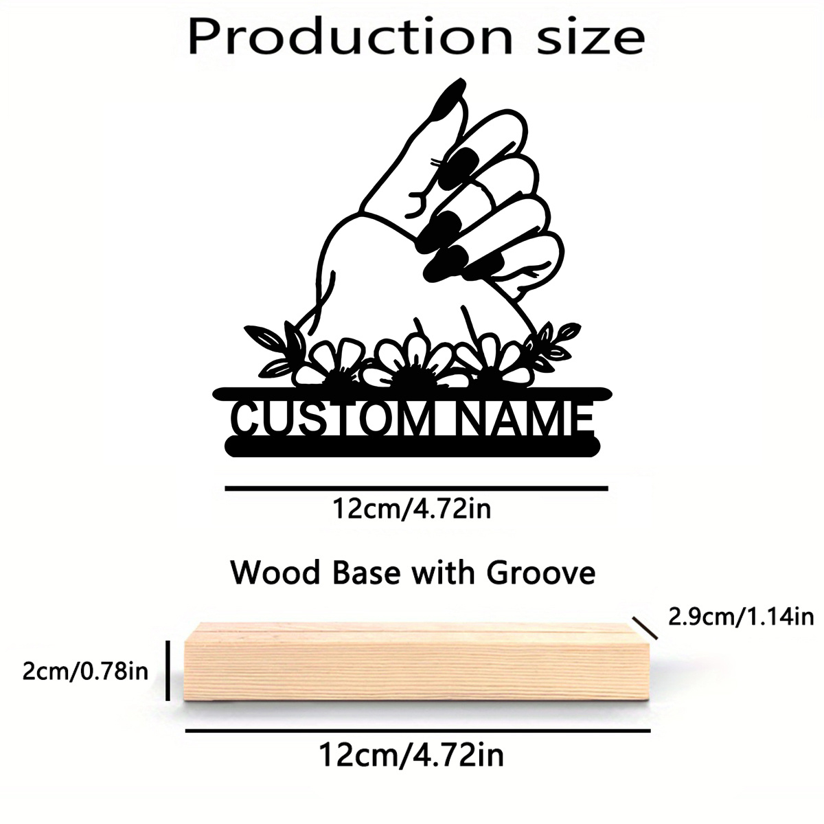 Figurine Besi Seni Kuku Kustom - Nail Art Design ulasan dan harga