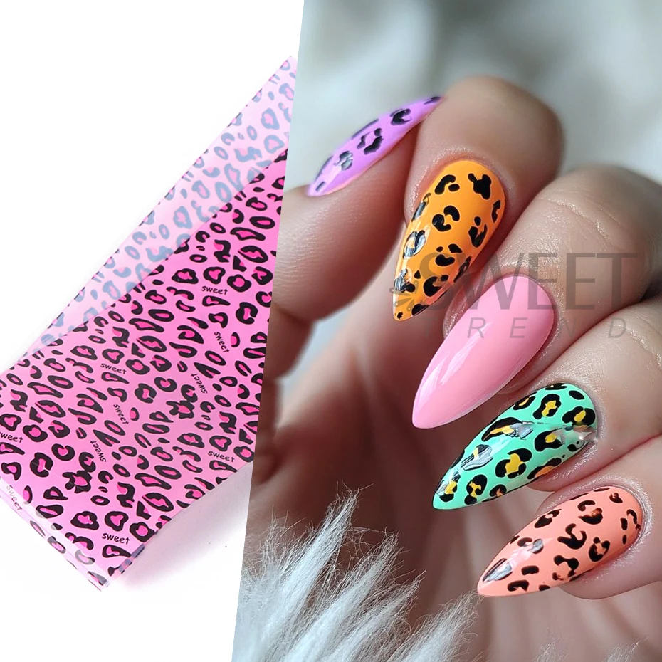 10 buah warna-warni macan tutu - Nail Art Zebra ulasan dan harga