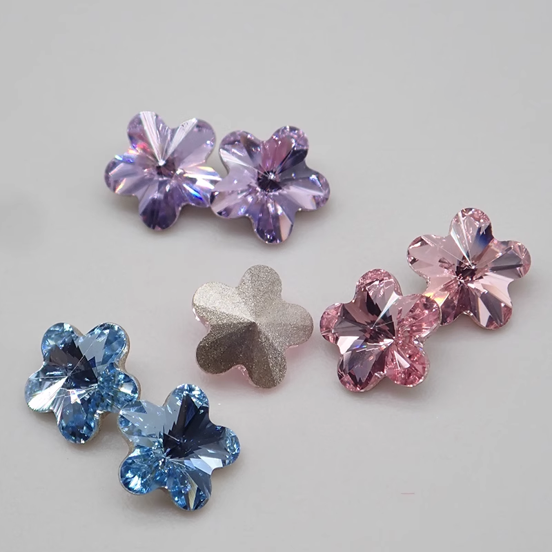 4744 bunga batu mewah kristal  - Nail Art Flower ulasan dan harga