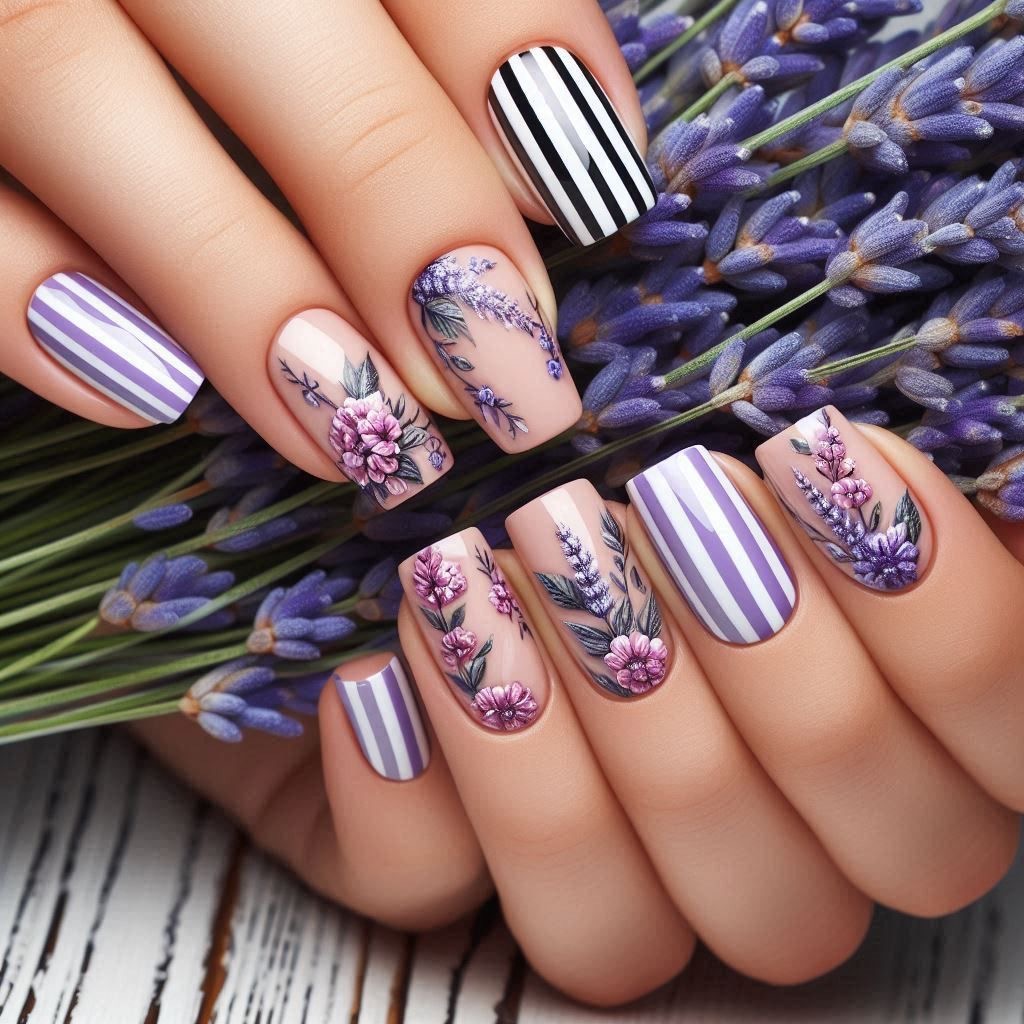 Kuku palsu sedang untuk wanita - Nail Art Design ulasan dan harga
