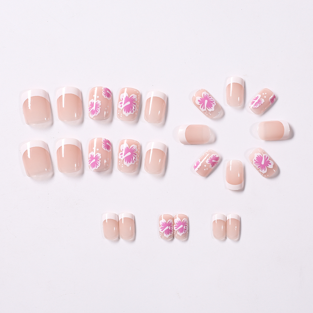 24 Buah Kuku Palsu Bunga Peran - Nail Art Flower ulasan dan harga