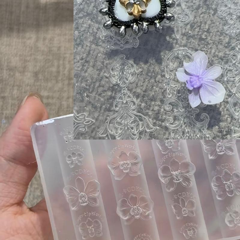Z. Cetakan Kuku Silikon Bunga  - Nail Art Zone ulasan dan harga