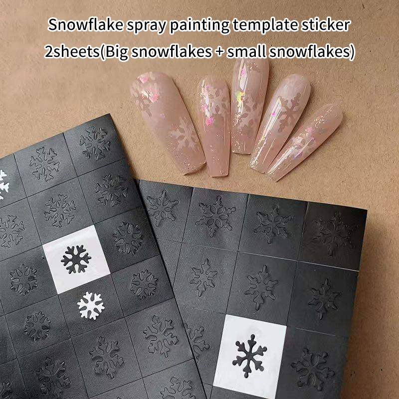 Z. 2 Lembar Stensil Airbrush S - Nail Art Zone ulasan dan harga
